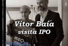 Vítor Baía visitou crianças do IPO