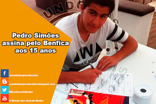 Pedro Simões assina pelo Benfica aos 15 anos