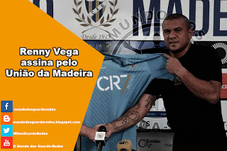 Renny Vega assina pelo União da Madeira