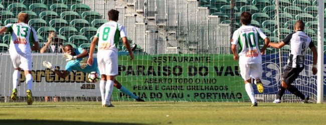 Hugo Marques defende penalti no Portimonense SC 2-1 Sporting da Covilhã