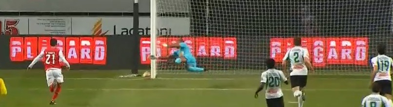 Hugo Marques impede mais dois golos no SC Braga 4-0 Covilhã