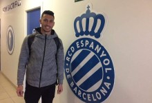 Leonardo Rodrigues treina-se no RCD Espanyol