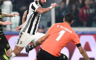 Rui Patrício aplicou-se e retardou derrota com seis defesas – Juventus FC 2-1 Sporting CP