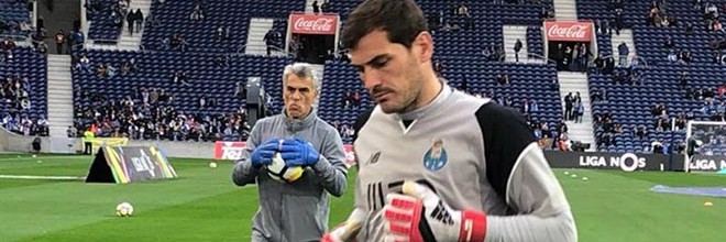 José Sá, Iker Casillas e Diamantino Figueiredo campeões pelo FC Porto com dezanove balizas virgens