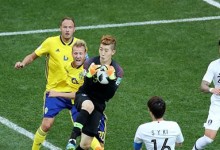 Robin Olsen v. Cho Hyun-Woo – Suécia 1-0 Coreia do Sul – Estatísticas