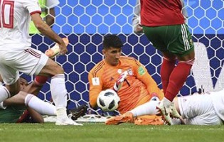 Alireza Beiranvand v. Munir Mohand – Irão 1-0 Marrocos – Estatísticas