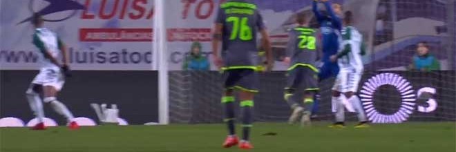 Cristiano Figueiredo assegura empate com duas defesas no final – Vitória FC 1-1 Sporting CP