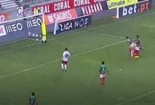 Amir Abedzadeh intervém duas vezes em quinze segundos – CS Marítimo 1-2 SC Braga