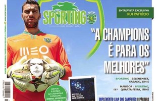 Rui Patrício protagonista na edição da semana do jornal Sporting