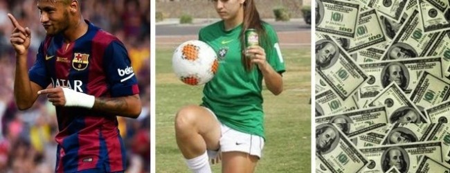 Guarda-Redes Rihannon Conelly rejeitou 10 mil dólares para conhecer Neymar