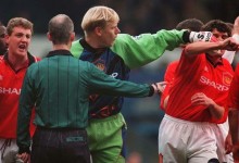 Peter Schmeichel lutou com Roy Keane em 1998