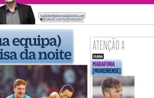 Carlos Marafona destacado por Luís Freitas Lobo – O Jogo