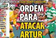 Artur Moraes será pressionado como parte da estratégia do Sporting – Record