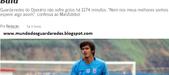 João Botelho “a 17 minutos de imitar Vitor Baía” – MaisFutebol