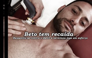 Beto jogou 75 minutos com luxação no ombro