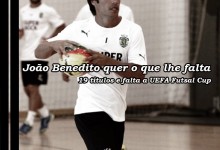 João Benedito: só lhe falta a UEFA Futsal Cup