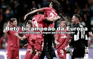 Beto Pimparel é bicampeão da Europa League pelo Sevilla