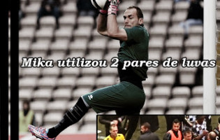 Mika utilizou dois pares de luvas no jogo da manutenção – Boavista 3-1 Moreirense