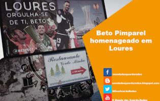 Beto Pimparel homenageado em Loures