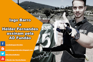 Iago Barro e Hélder Fernandes assinam pela AD Fundão