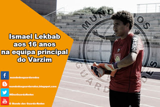 Ismael Lekbab, 16 anos, treina na equipa principal do Varzim