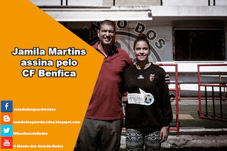 Jamila Martins assina pelo Clube Futebol Benfica