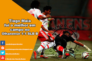 Tiago Maia foi o melhor em campo no Olhanense 1-1 SL Benfica B