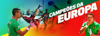 Elinton Andrade e Tiago Petrony campeões da Europa de Futebol de Praia por Portugal
