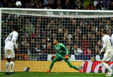 Keylor Navas eestabelece recorde de estreante com mais minutos sem sofrer golos na Champions League