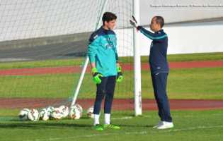 João Miguel Silva impressiona no primeiro treino pela seleção sub-21