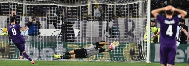 Gianluigi Buffon campeão pelo Juventus FC com penalti defendido aos 89 minutos
