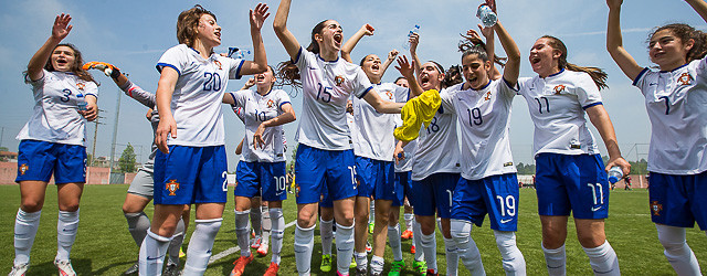 Bárbara Marques e Diana Oliveira vencem torneio UEFA sub-16 com Portugal
