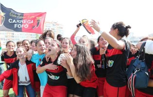 Jamila Martins Marreiros campeã pelo CF Benfica com seis golos sofridos