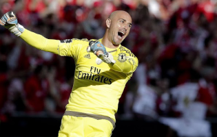 Ederson Moraes, Júlio César, Paulo Lopes e Hugo Oliveira campeões pelo SL Benfica