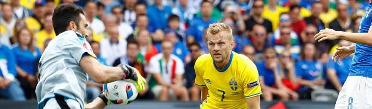 Gianluigi Buffon v. Andreas Isaksson – Estatísticas – Itália 1-0 Suécia