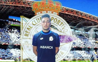 Ricardo Benjamim, aos 16 anos, assina pelo RC Deportivo
