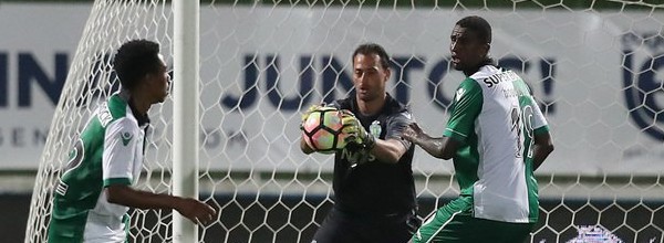 Beto Pimparel estreou-se pelo Sporting CP com baliza virgem e três defesas