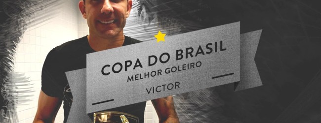 Victor Bagy é o melhor guarda-redes da Copa do Brasil pela segunda vez