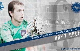 Davy Roef emprestado ao RC Deportivo
