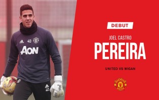 Joel Pereira entrou aos 80 minutos e estreou-se no Manchester United FC