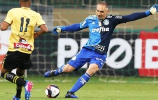 Fernando Prass celebrou 200 jogos com o SE Palmeiras