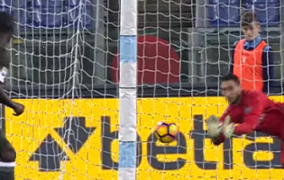 Gianluigi Donnarumma faz 9 defesas no SS Lazio 1-1 AC Milan