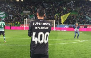 Rui Patrício atinge os 400 jogos pelo Sporting CP aos 29 anos