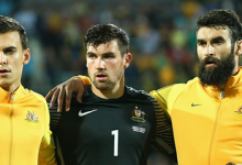 Mathew Ryan, Mitchel Langerak e Daniel Vukovic convocados pela Austrália para a Taça das Confederações