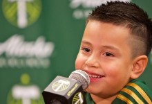 Portland Timbers cumpre sonho de Derrick Tellez: guarda-redes de 5 anos assolado por tumor