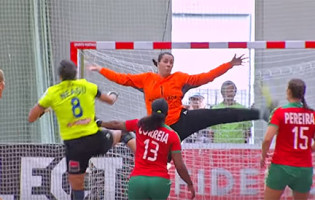 Isabel Góis brilha entre as melhores defesas com Petra Kudlackova a dar triplo-espetáculo