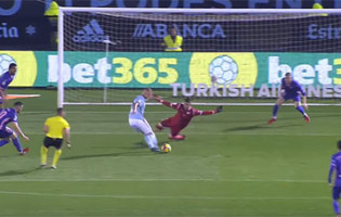 Ivan Cuéllar já tinha caído e ainda defendeu com a cara – Celta Vigo 1-0 CD Leganés