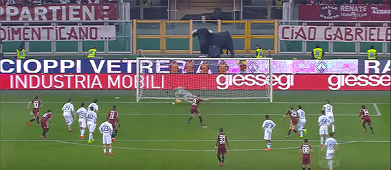 Stefano Sorrentino defende penalti e vale empate no Torino FC 1-1 Chievo