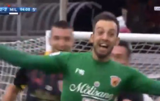 Alberto Brignoli marca de cabeça no último minuto – Benevento 2-2 AC Milan