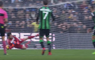 Andrea Consigli defende grande penalidade e dá vitória no Sassuolo 1-0 FC Internazionale